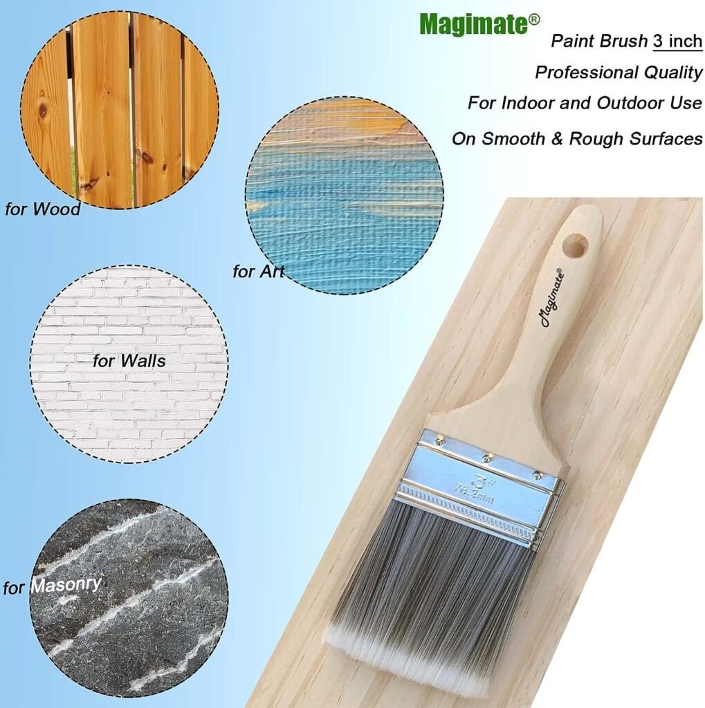 Magimate Inch Wooden Stain Brushes Bulk Pack Review