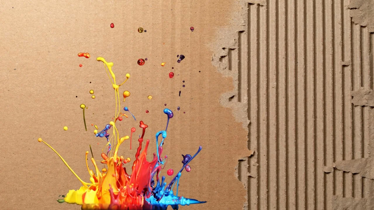 can you recycle cardboard with paint on it