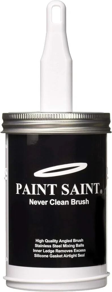 My Paint Saint (2pack) - The Ultimate Paint Touch Up Tool - Paint Brush  Paint Cup Included - Never Clean a Paint Brush Again - Perfect for Touch ups on Interior and Exterior Walls, Trim, etc.