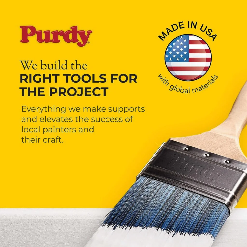Purdy 144324330 XL Series Pip Enamel/Wall Paint Brush, 3 inch