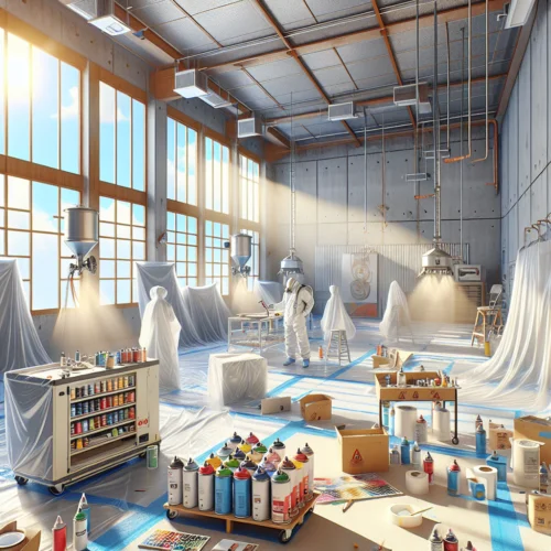 how-do-you-spray-paint-indoors-without-making-a-mess